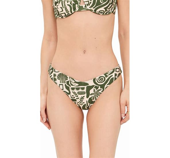 MINKPINK Amos Bikini Bottom Shell Print