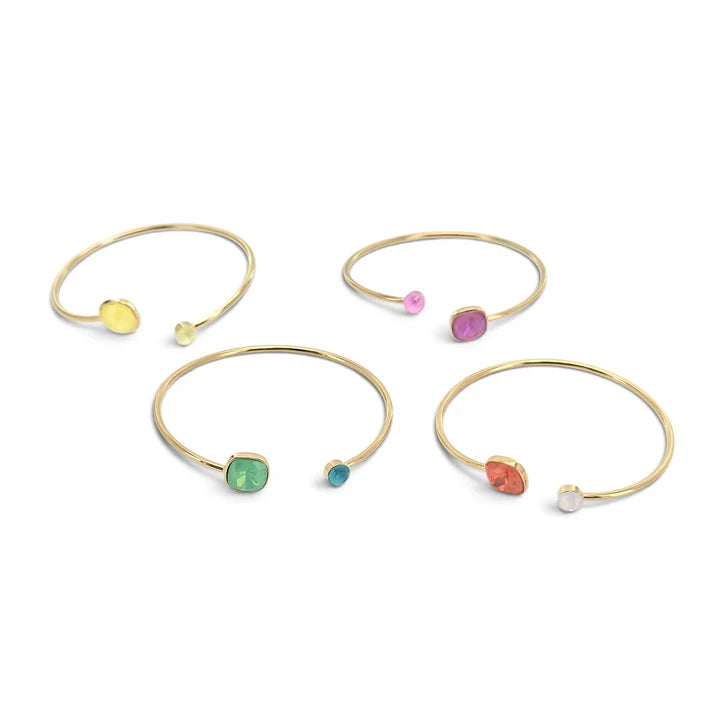Water Resistant Bangle Bracelet Lime Green