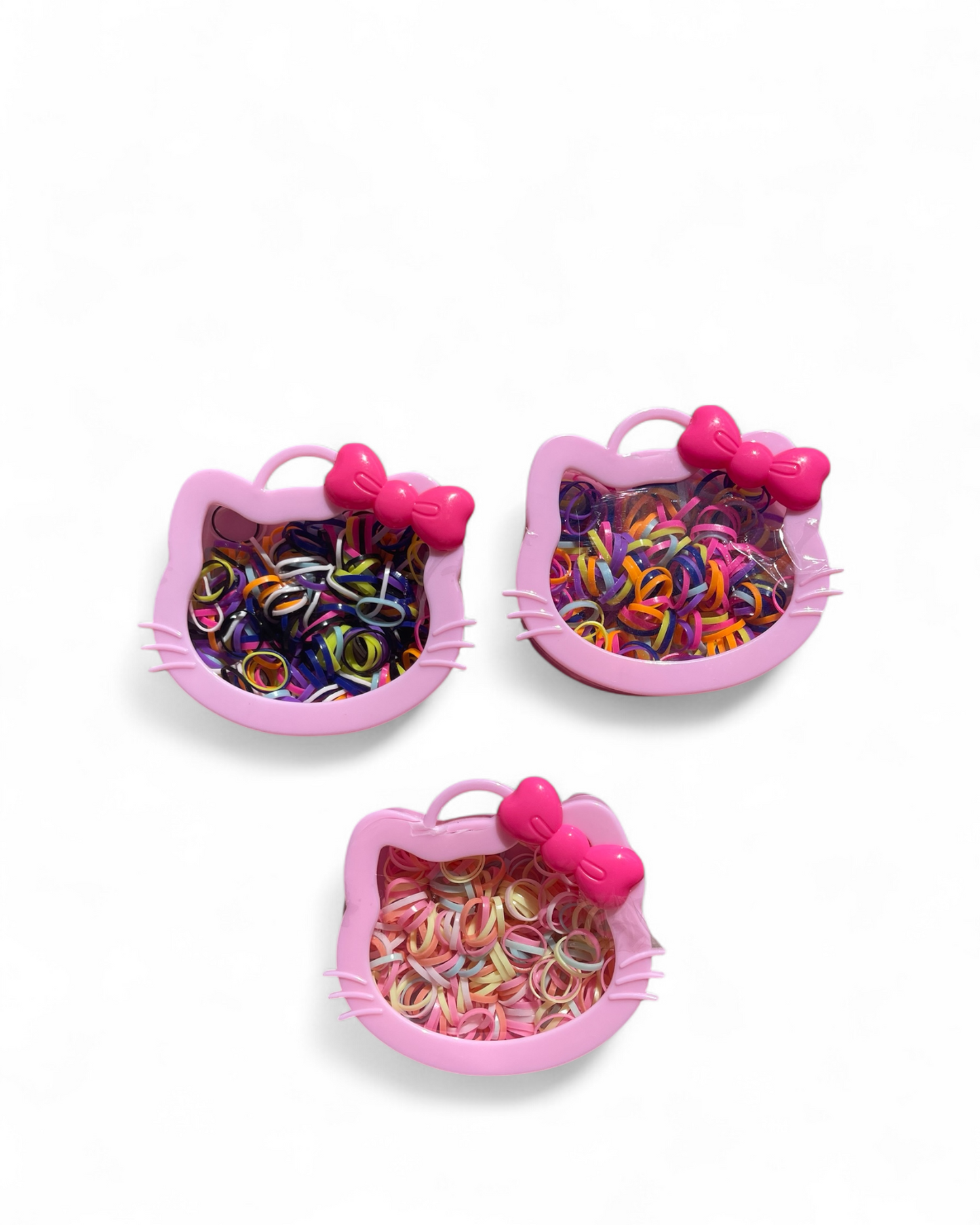 Hello Kitty Hair Ties in Case
