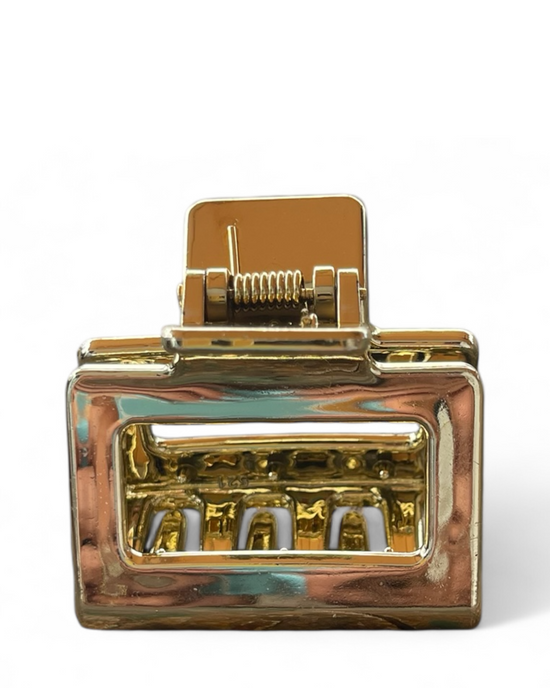 Gold Square Hair Claws