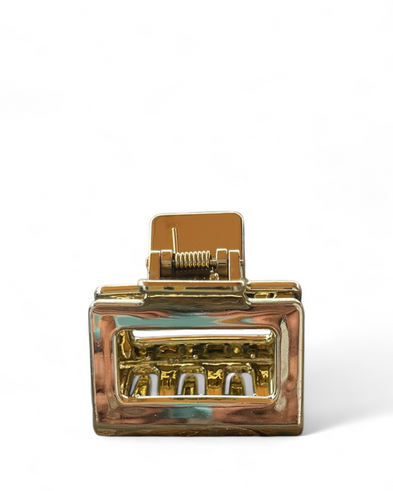 Gold Square Hair Claws