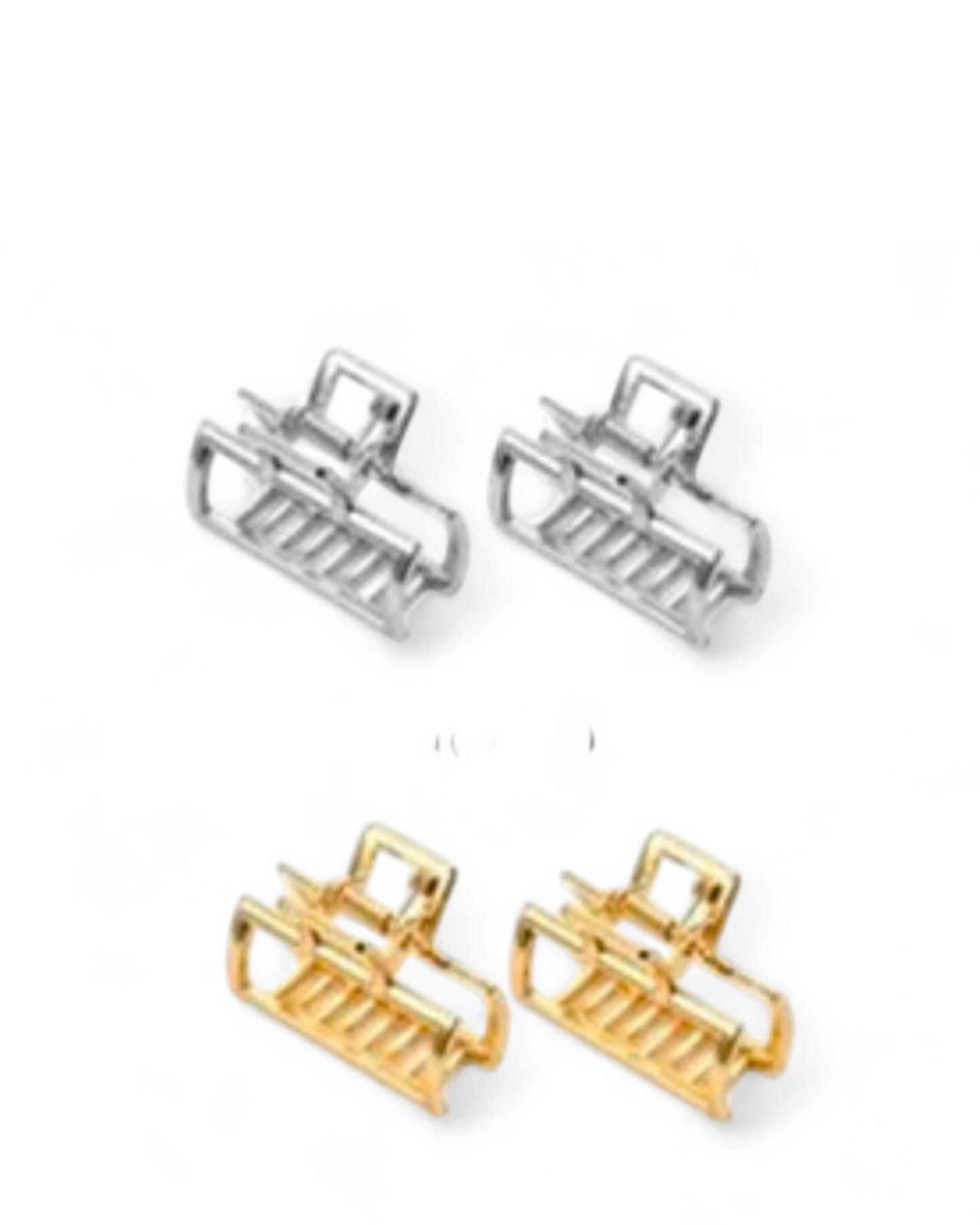 Silver & Gold Hair Claws