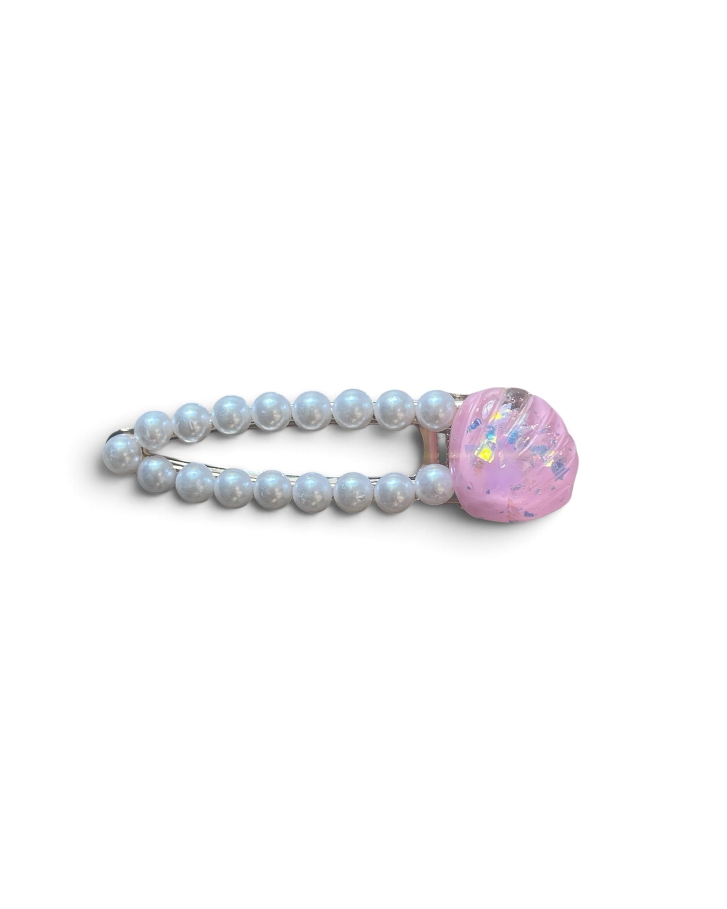 3 Shell Glitter Hair Clip