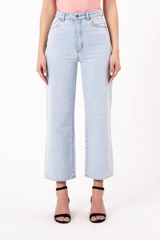 Rolla s Heidi Ankle Luna Light Vintage Blue Jeans The Wander Shop