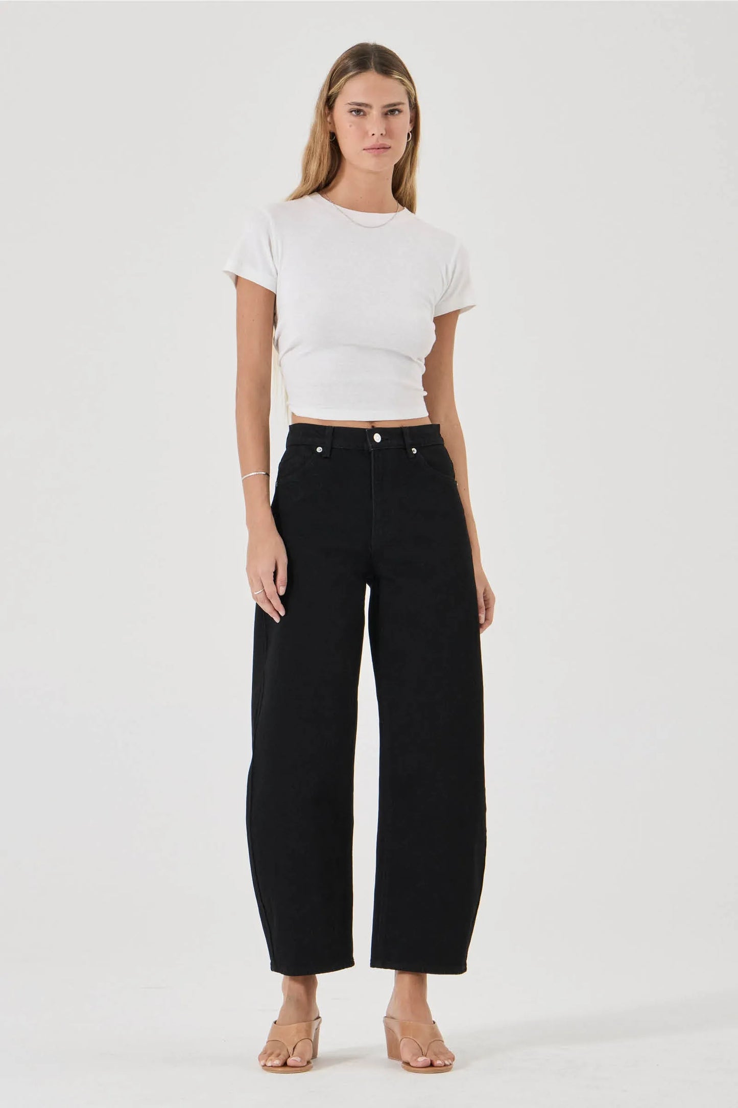 Rolla's Gigi Barrel Jeans Forever Black