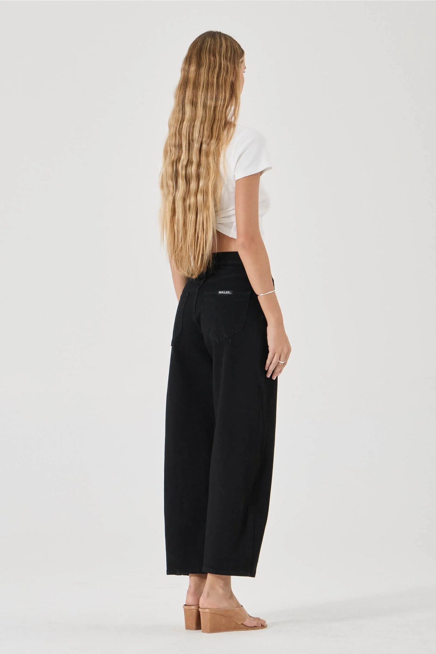 Rolla's Gigi Barrel Jeans Forever Black