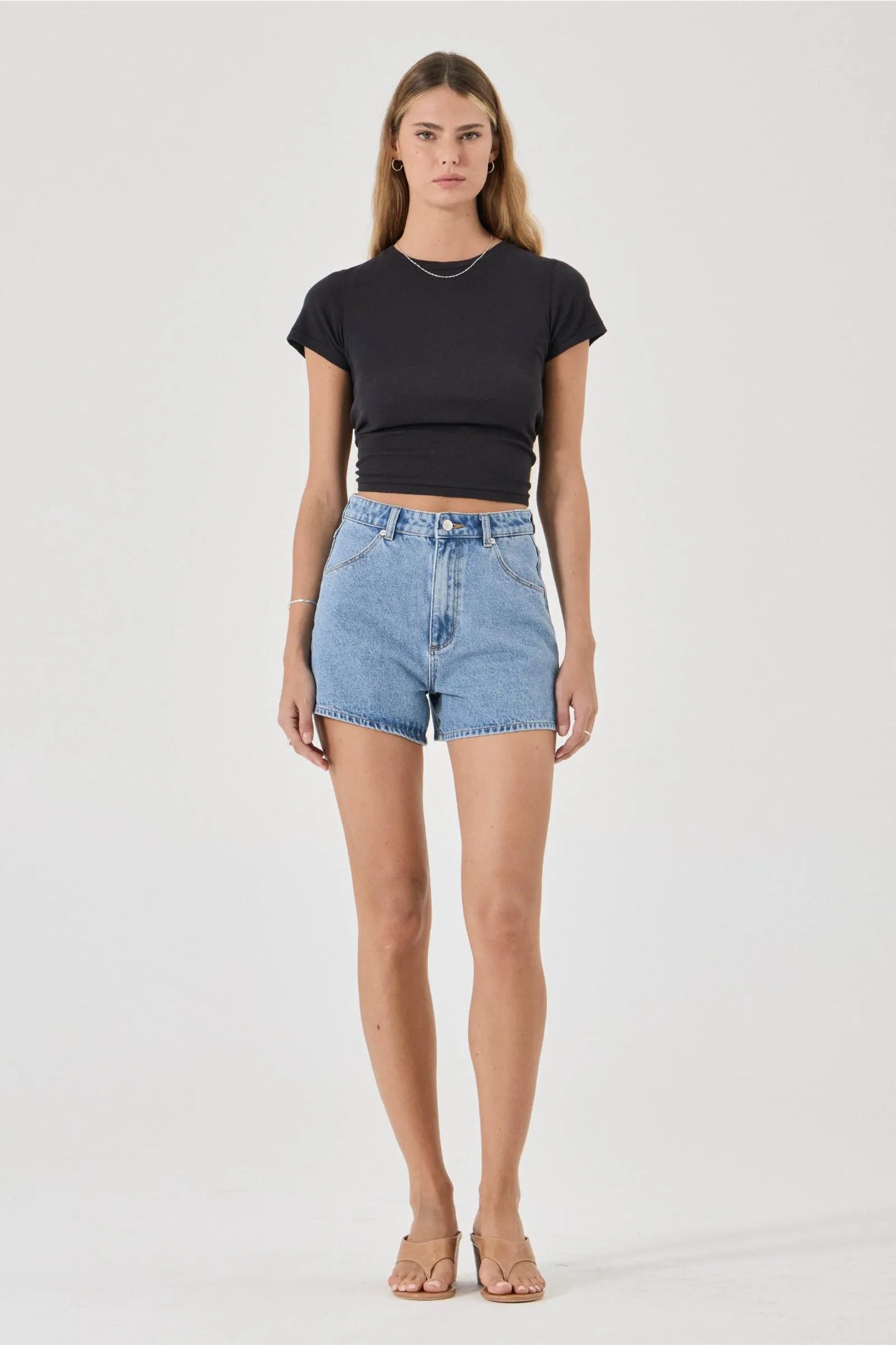 Rolla's Mirage Short Jenna Mid Vintage Blue