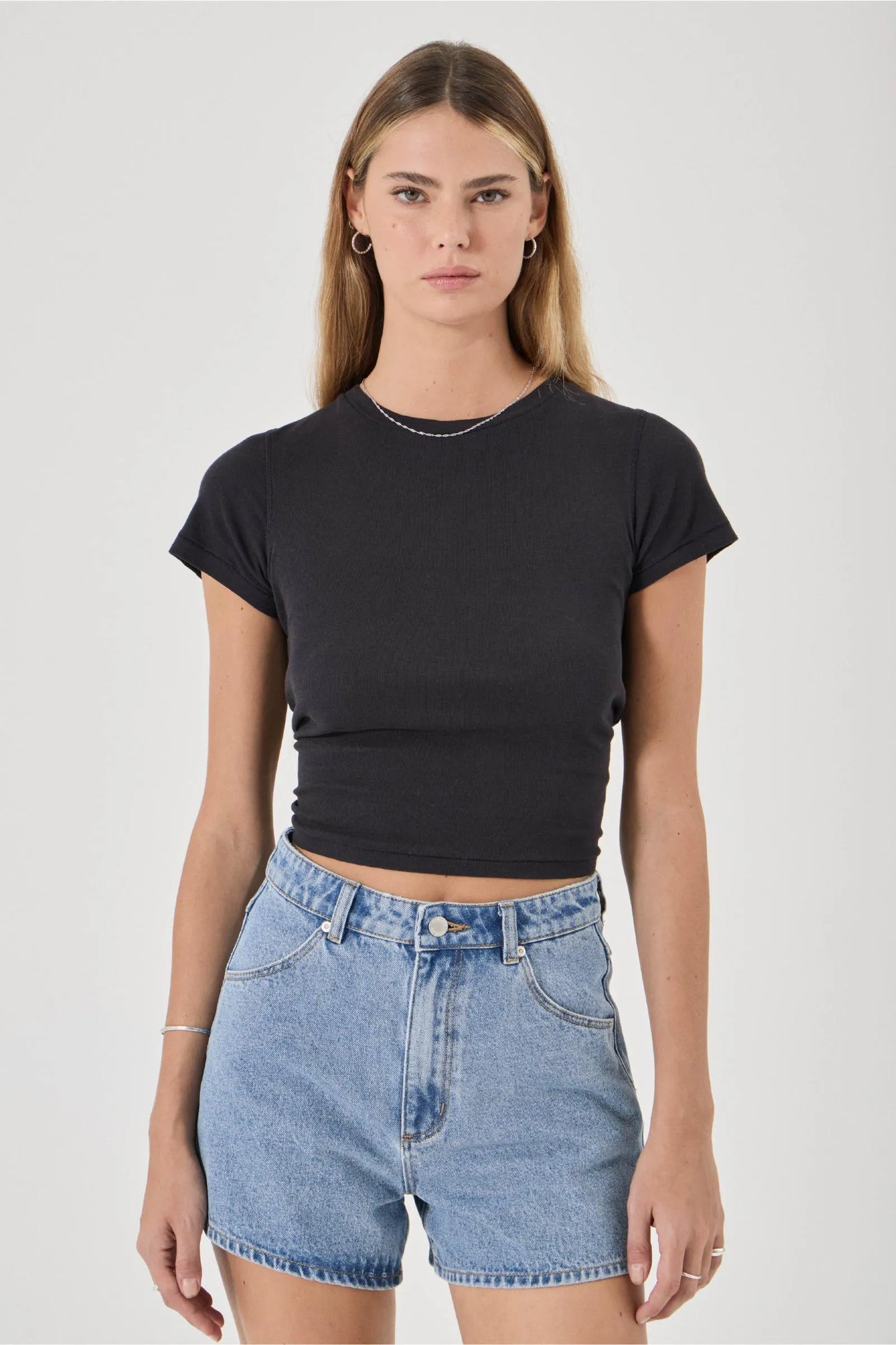 Rolla's Mirage Short Jenna Mid Vintage Blue