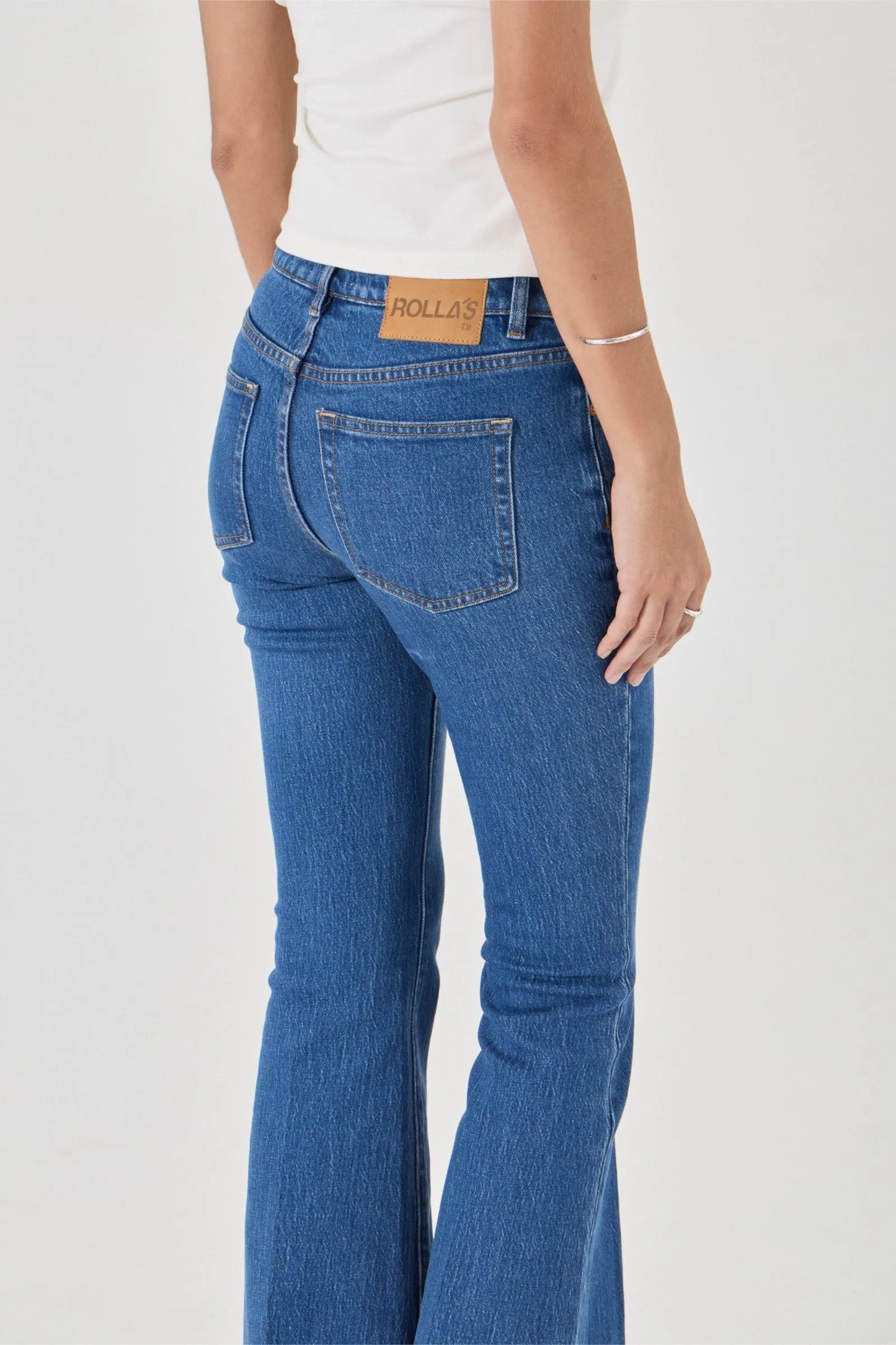 Rolla's Downtown Flare Jeans Canyon Stone