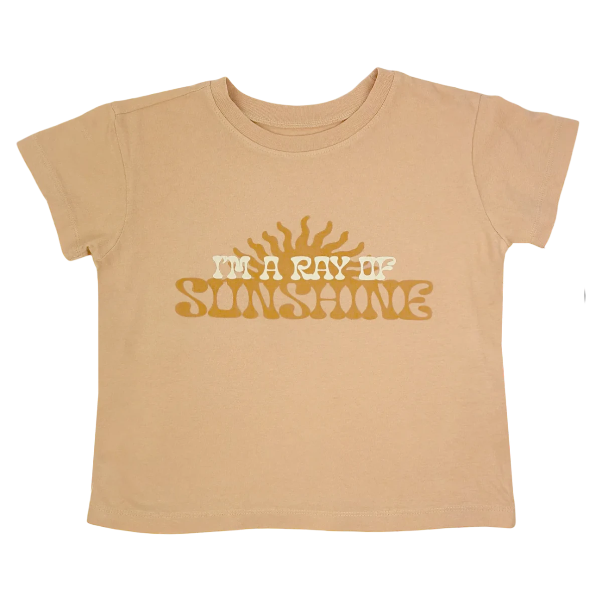 Tiny Whales Ray Of Sunshine Boxy Tee Toast