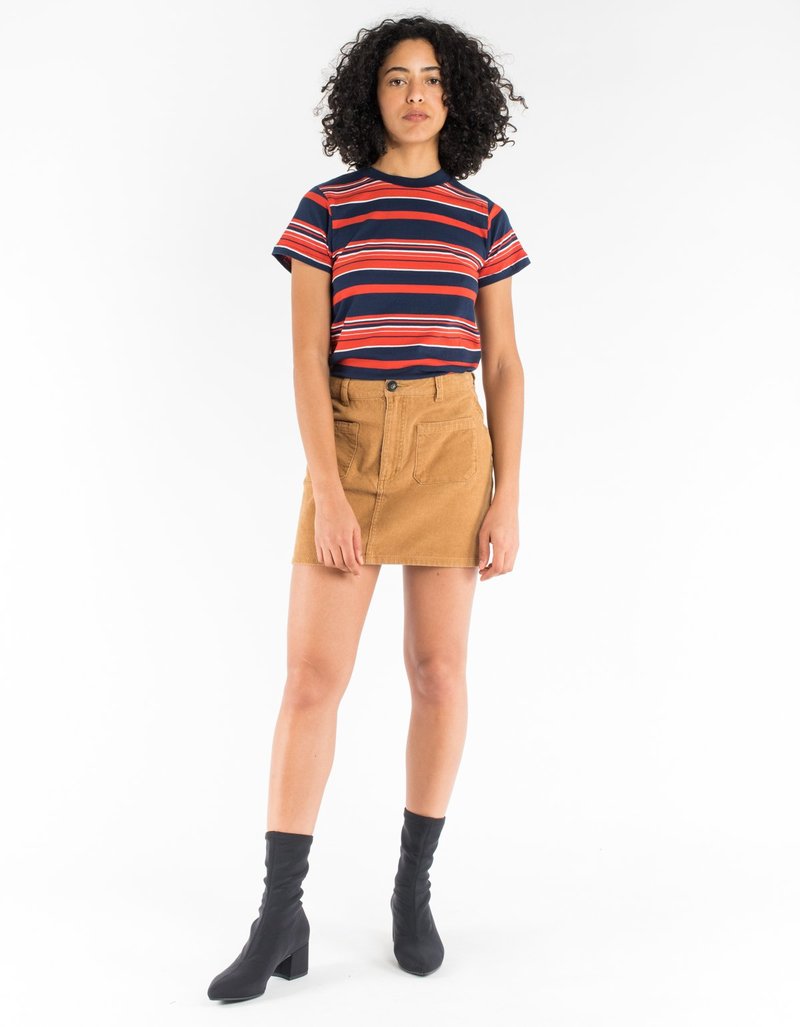 Rollas's 90's Relaxed Cord Mini Skirt Teddy