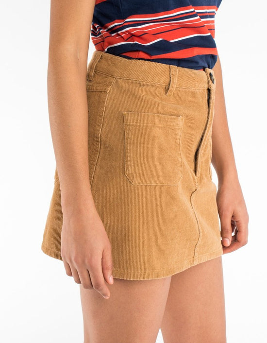 Rollas's 90's Relaxed Cord Mini Skirt Teddy