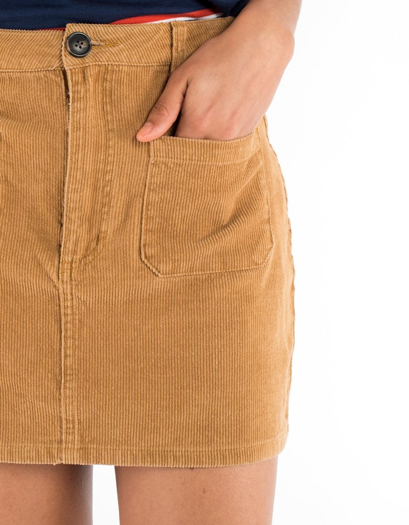 Rollas's 90's Relaxed Cord Mini Skirt Teddy