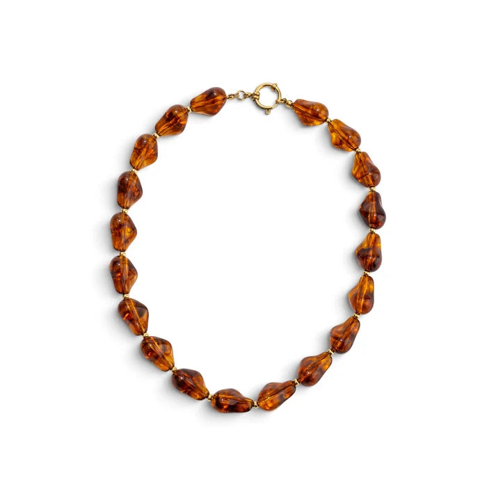 Lee Baroque Pearl Amber Water Resistant Necklace