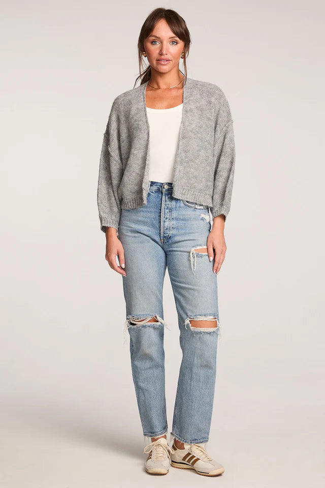 Saltwater Luxe Aden Heather Grey Sweater