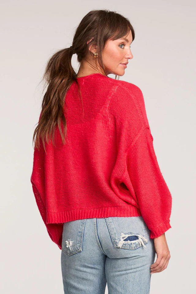 Saltwater Luxe Aden Vintage Red Sweater
