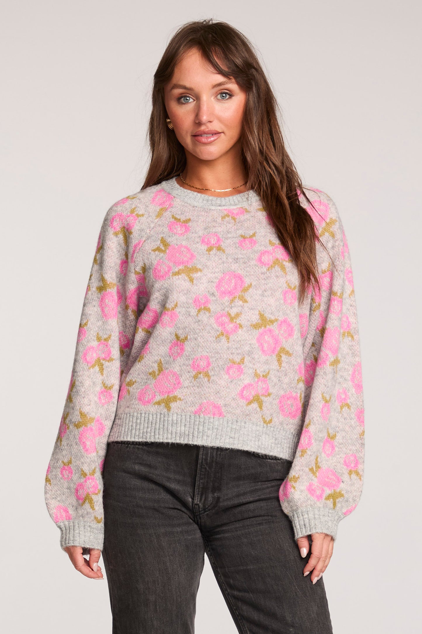 Saltwater Luxe Roses Sweater