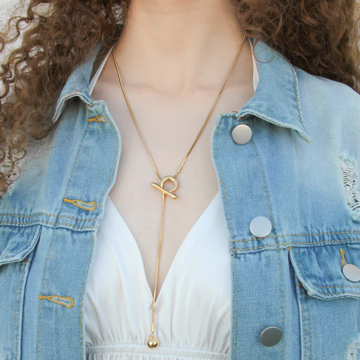 Sydney Water Resistant Lariat Necklace