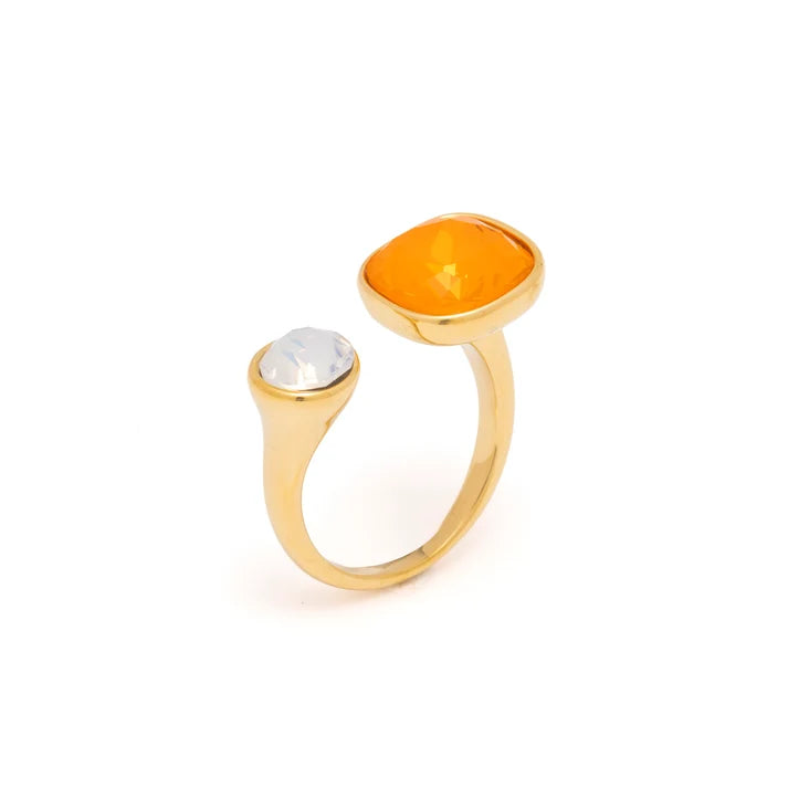 Olivia 2 Stone Water Resistant Ring Pink