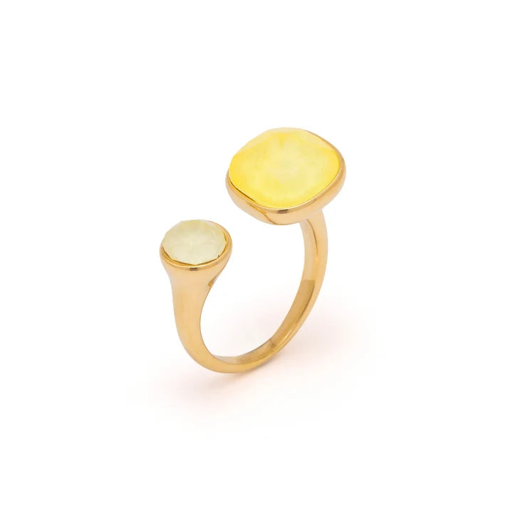 Olivia 2 Stone Water Resistant Ring Pink