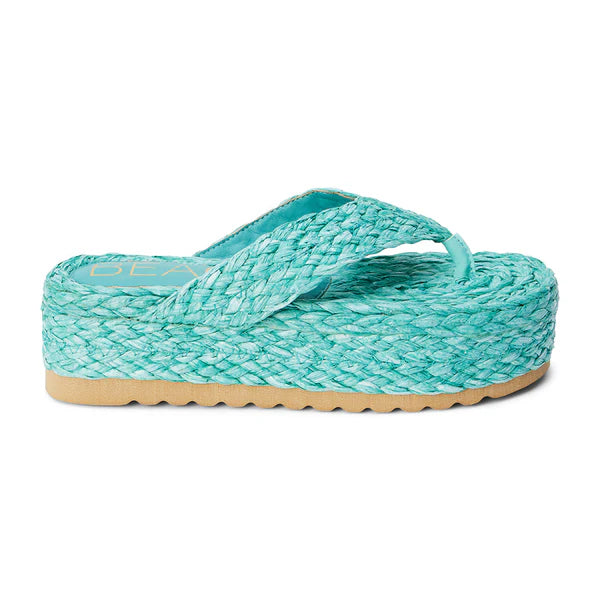 Beach By Matisse Sailor Platform Sandal Sea Green