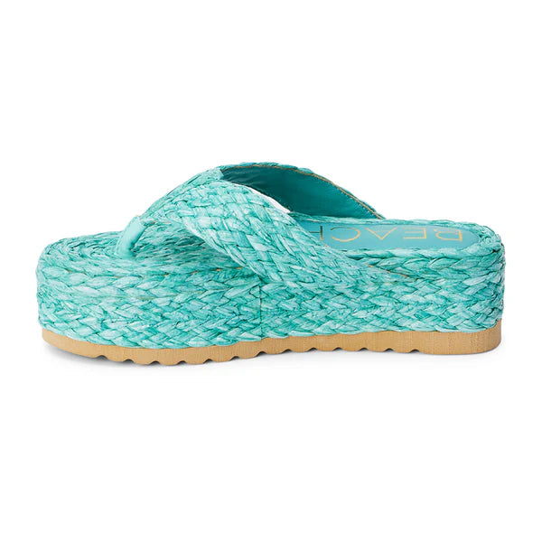 Beach By Matisse Sailor Platform Sandal Sea Green