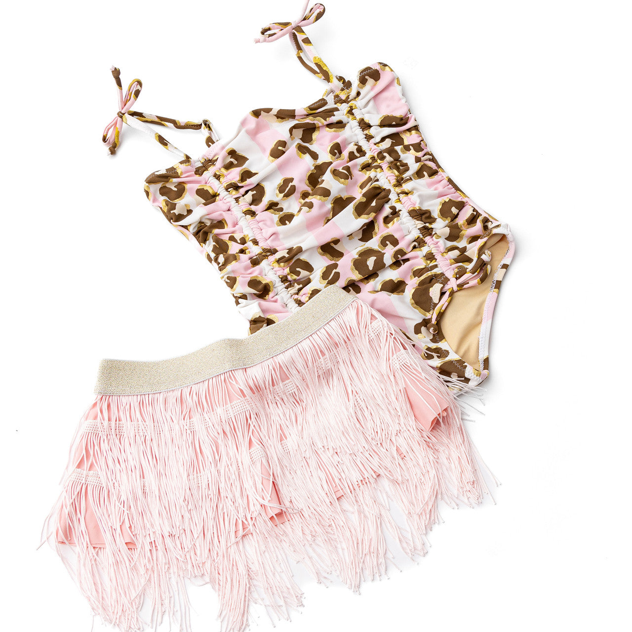 Shade Critters Metallic Leopard 1-Piece & Skirt