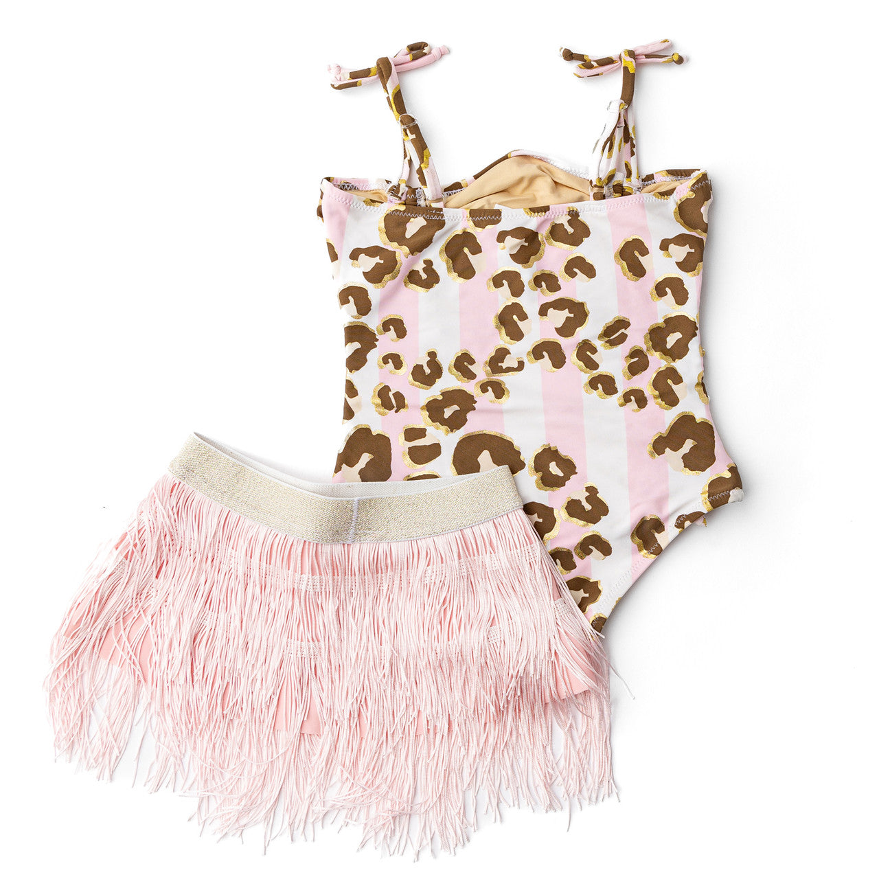 Shade Critters Metallic Leopard 1-Piece & Skirt