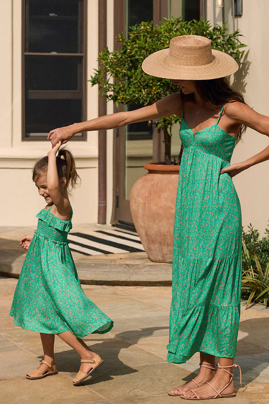 Load image into Gallery viewer, Saltwater Luxe Valorie Jade Midi Dress Mommy &amp;amp; Me
