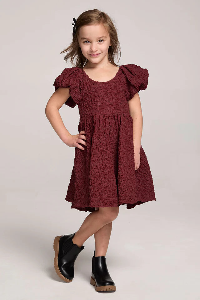 Saltwater Luxe Mommy & Me Rosalee Sangria Mini Dress