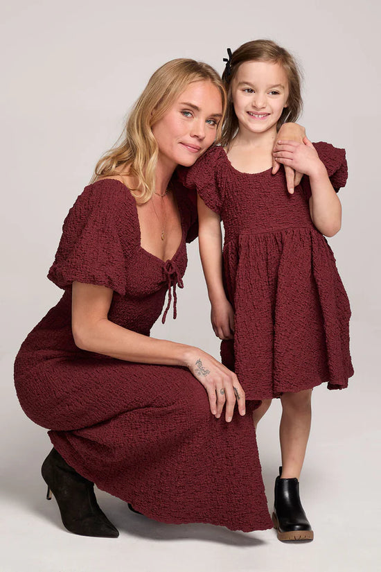 Saltwater Luxe Mommy & Me Rosalee Sangria Mini Dress