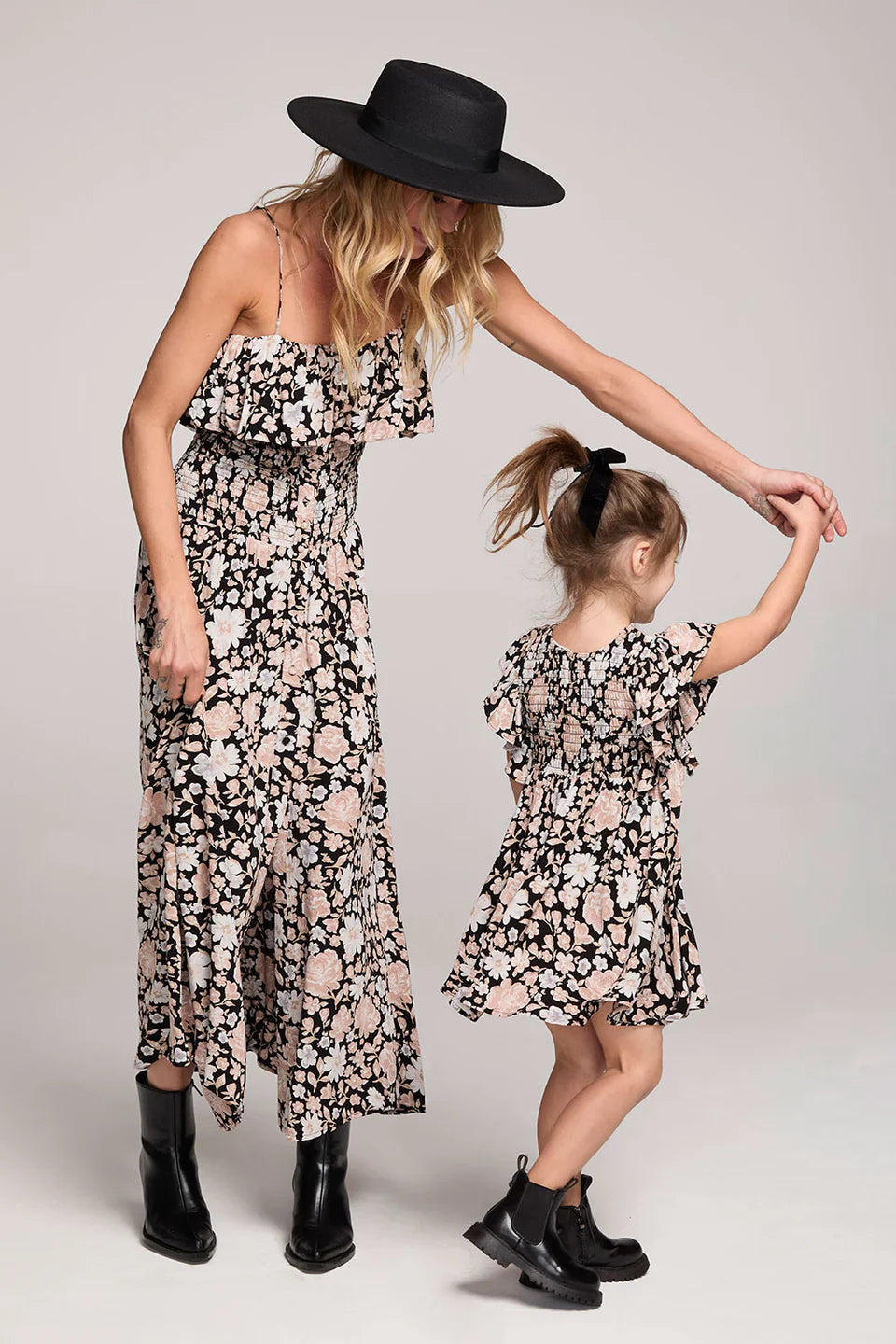 Mirabelle Black Mini Dress