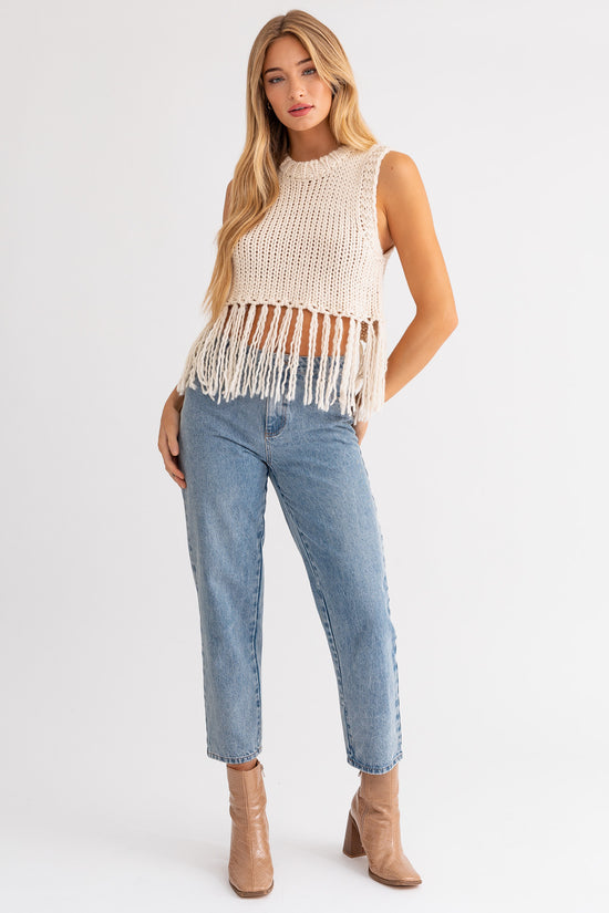 Load image into Gallery viewer, Eliza Fringe Sweater
