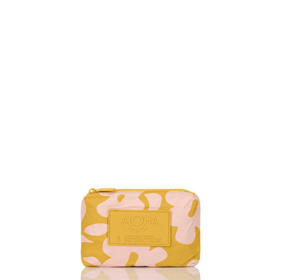 Aloha Collection Fall Flowers Mini Pouch Hey Girl On Hot Mustard