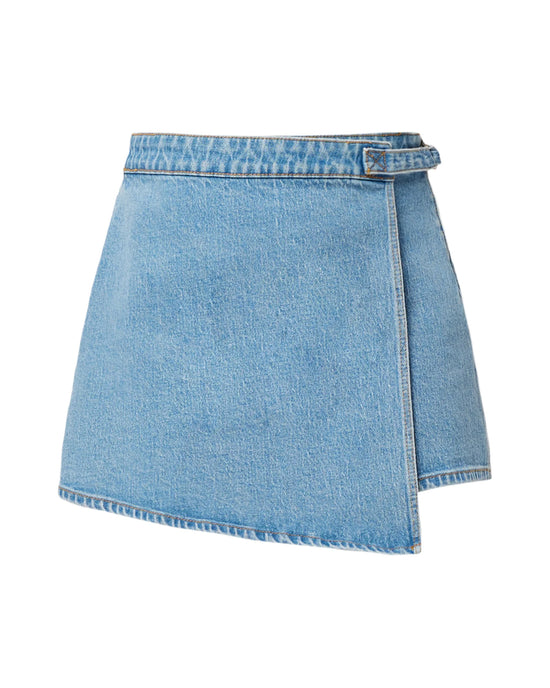 Load image into Gallery viewer, Rolla&amp;#39;s Denim Skort Country Blue
