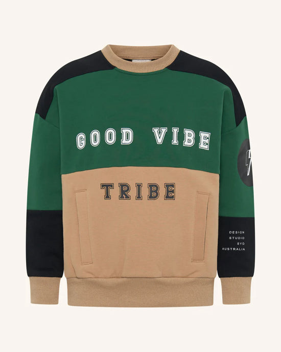 Tiny Tribe Good Vibes Tribe Boys Sweatshirt