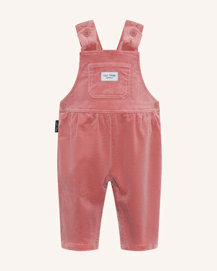 Tiny Tribe Dusty Pink Corduroy Overall