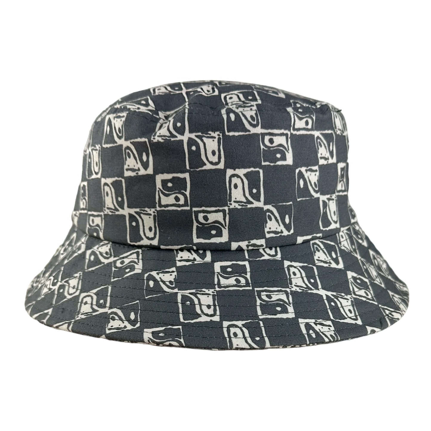 Tiny Whales Totally Local Black Bucket Hat