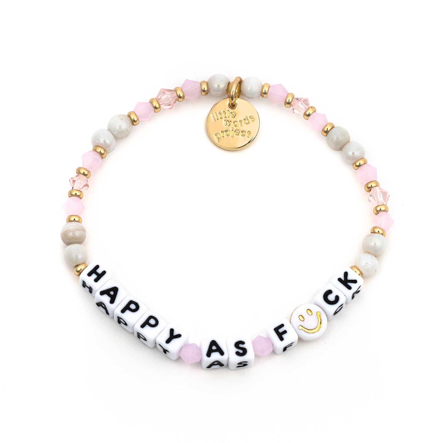 Little Words Project Happy As F*ck It Bracelet