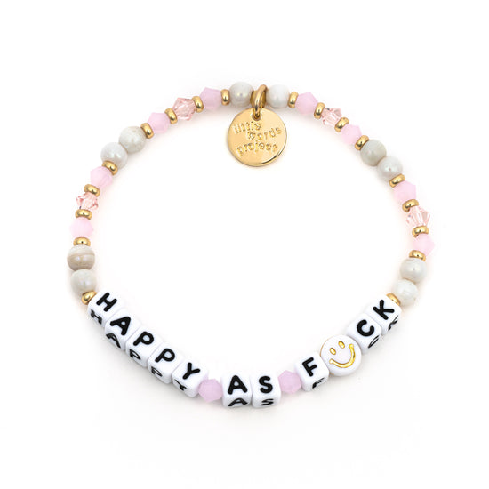 Little Words Project Happy As F*ck It Bracelet