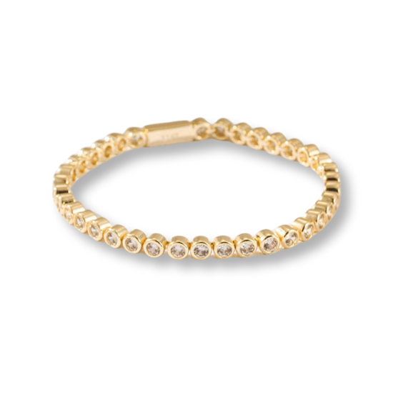 Nikkie Designs Remi Mini Tennis Bracelet Gold or Silver