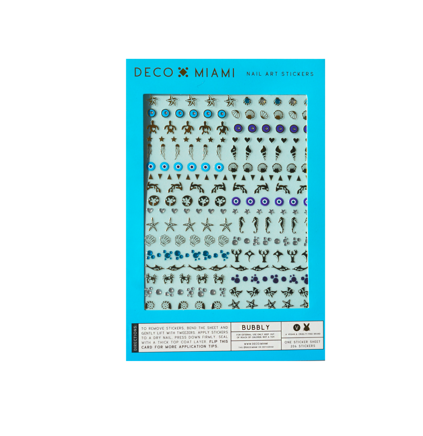 Deco Beauty Nail Art Stickers - Bubbly