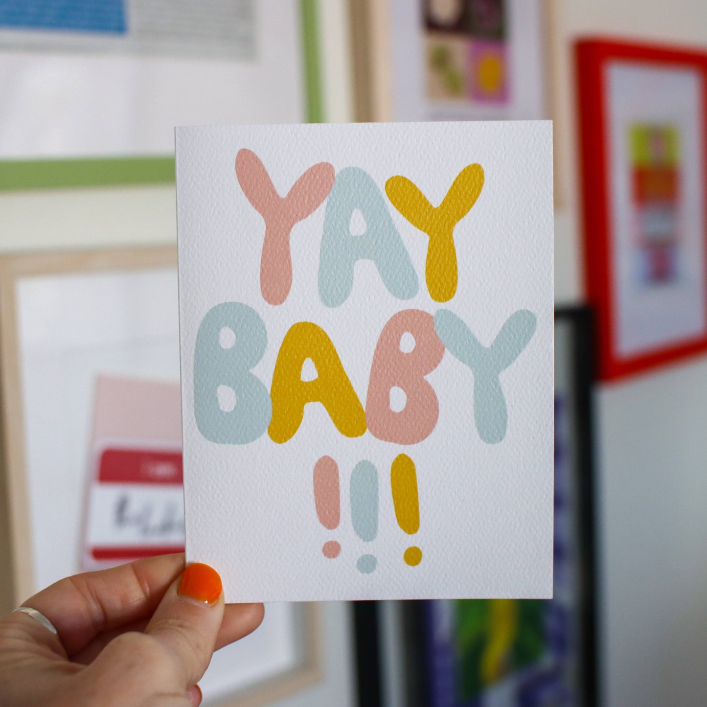 YAY Baby Card
