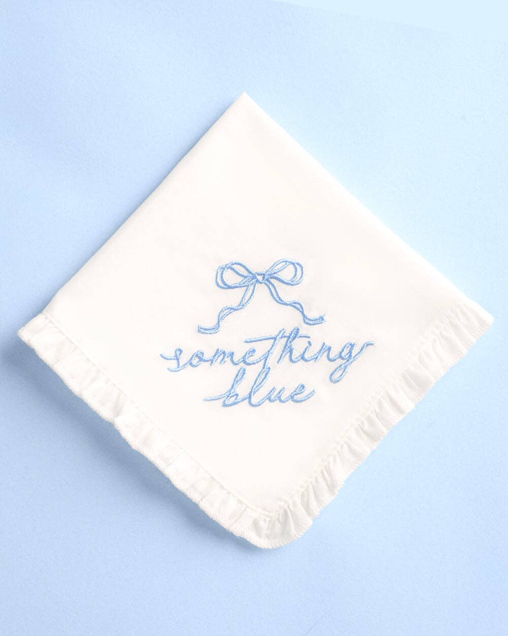 Bride Something Blue Hanky