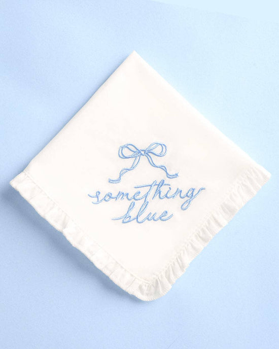 Bride Something Blue Hanky