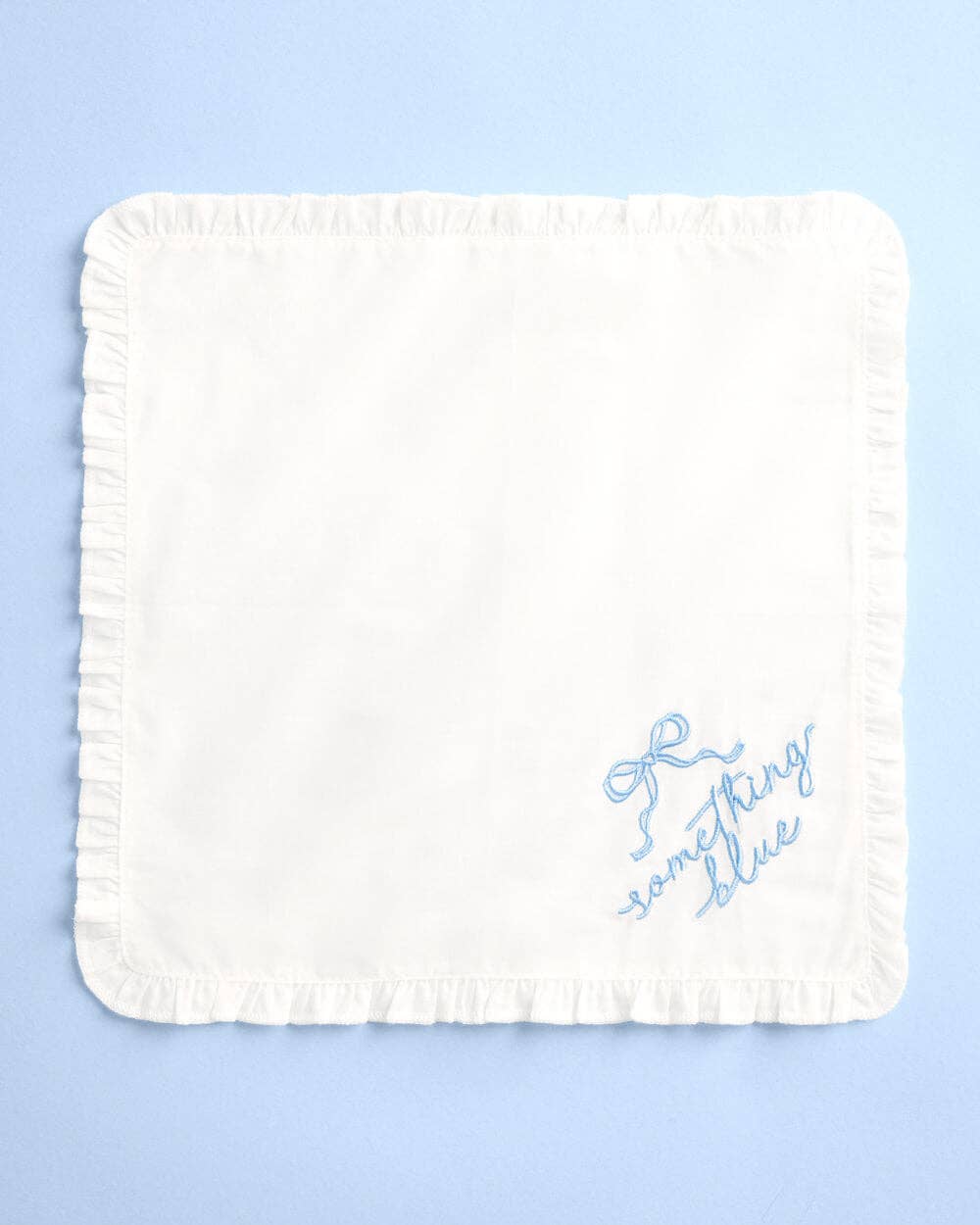 Bride Something Blue Hanky