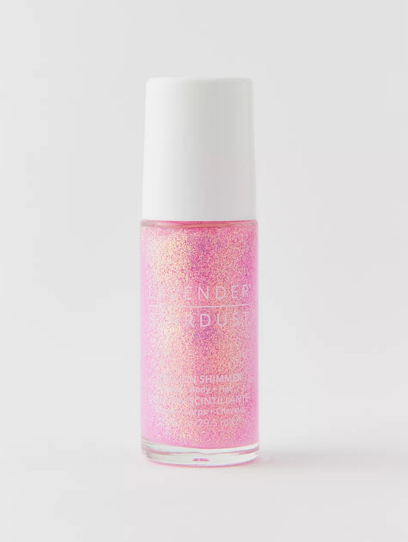 Roll-on Shimmer Strawberry Scented Pink