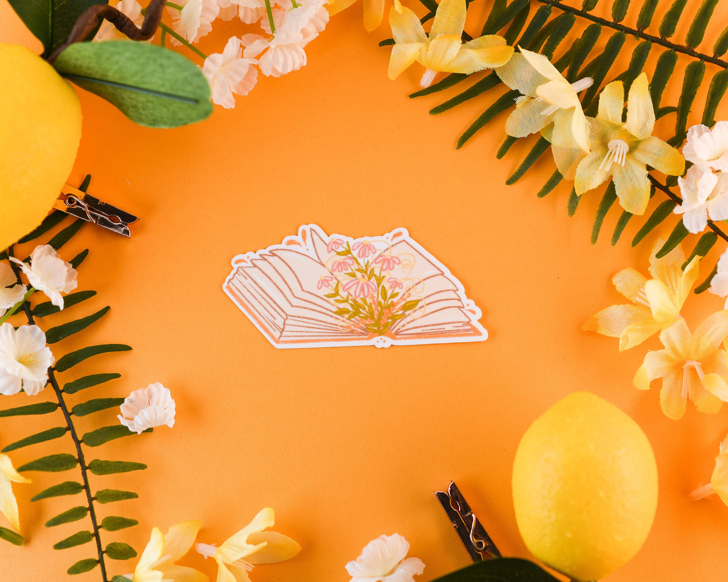 Open Notebook Sticker Open Book Sticker β The Wander Shop