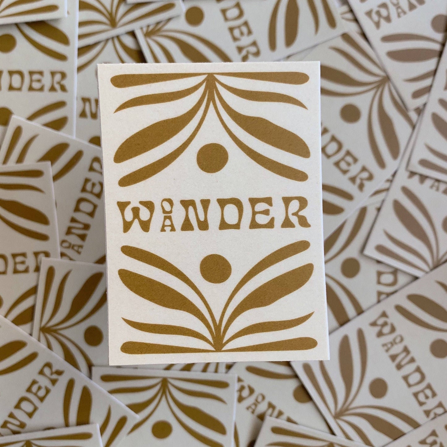 Wond Sticker Wonder/Wander Vinyl Sticker – The Wander Shop