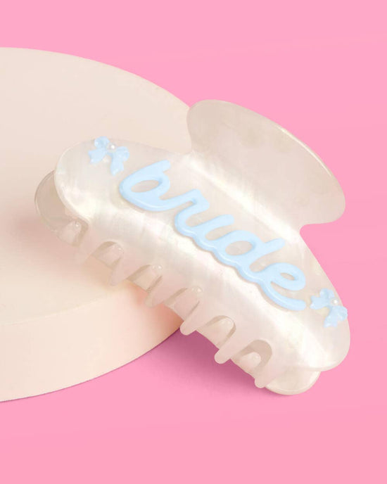 Bride Something Blue Hair Clip